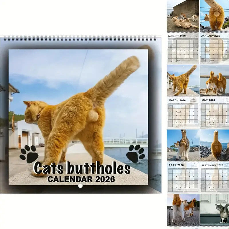 🐾 Katt- & hundkalender 2026 | Gulliga djurmotiv 🐶