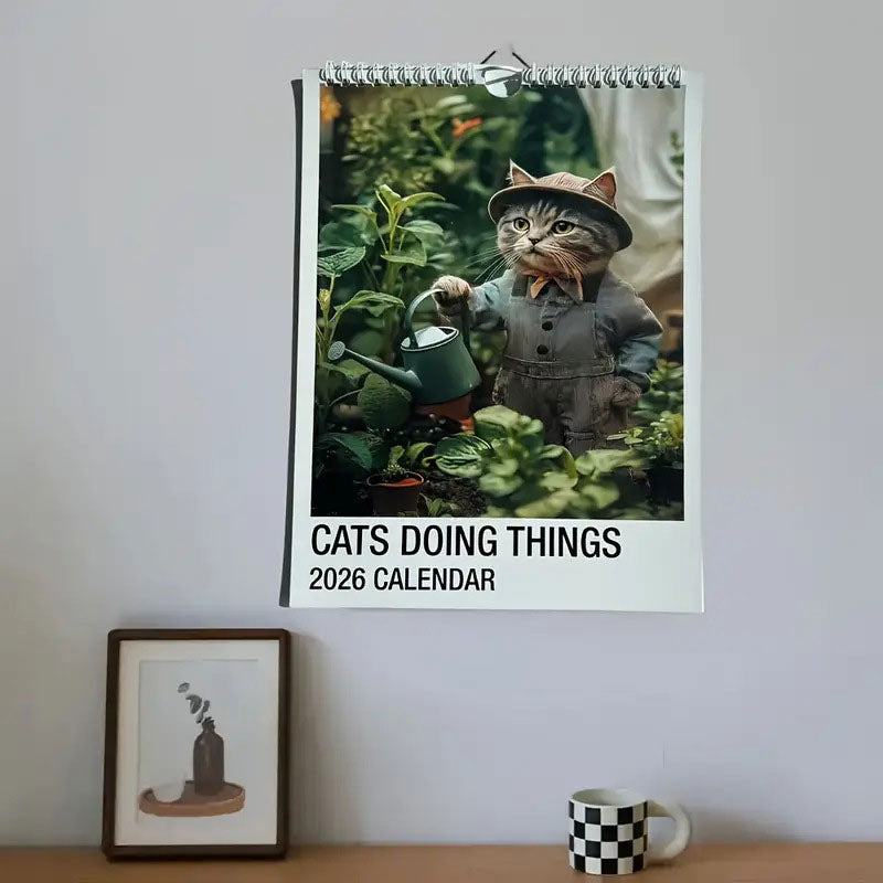🐾 Katt- & hundkalender 2026 | Gulliga djurmotiv 🐶