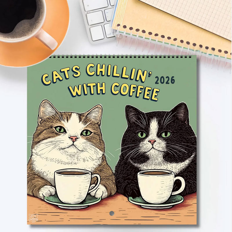 🐾 Katt- & hundkalender 2026 | Gulliga djurmotiv 🐶