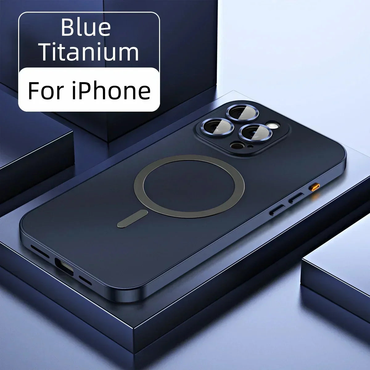 ✨iPhone  17-12🔥Magnetiskt skal i aluminiumram för iPhone