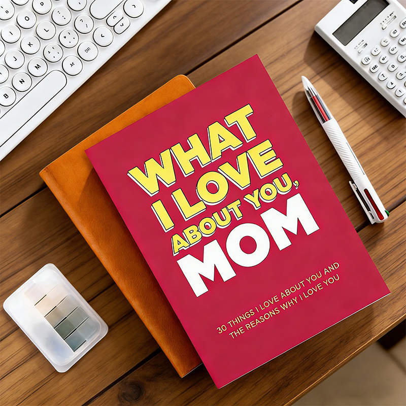 „Vad jag älskar med dig“ – personligt journalhjärta, en känslosam gåva till mamma, pappa och vänner 📖