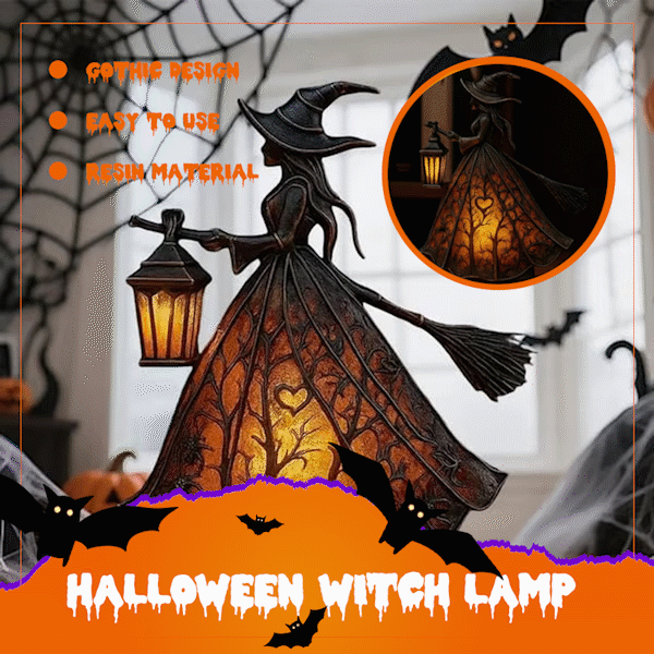 🕯 Gotisk glöd för spökliga nätter🌙Halloween Häxlampa