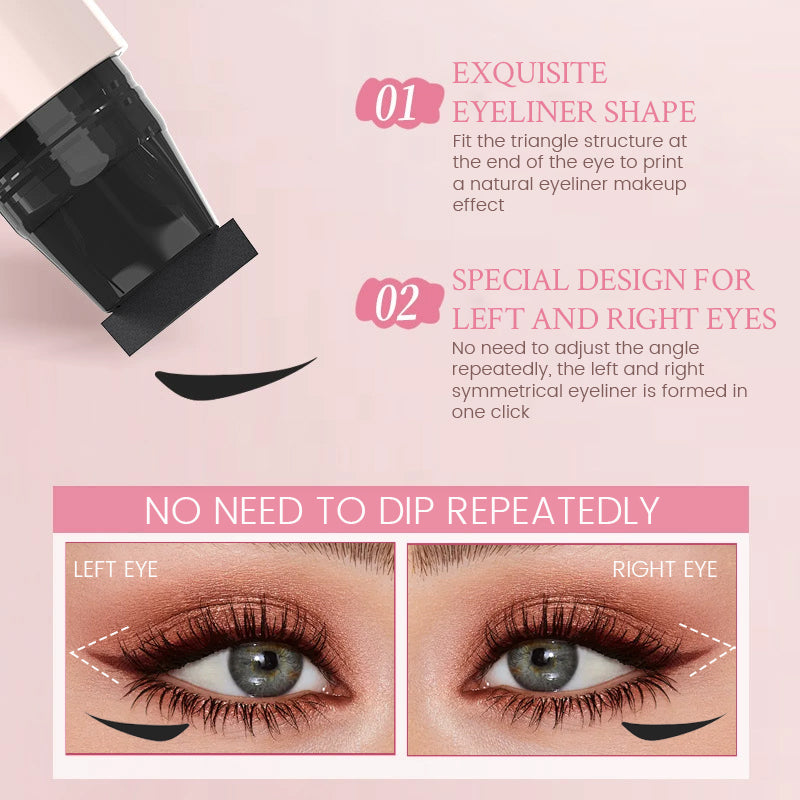 ✨Köp 1 få 1 gratis😊✍️ Allt-i-ett-eyelinerstämpel | Skapa perfekt eyeliner utan ansträngning!