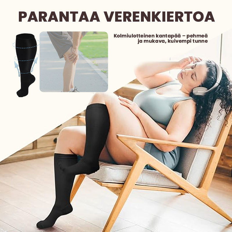 🔥Köp 1 få 1 gratis 🧦kompressionsstrumpor （2XL–7XL）