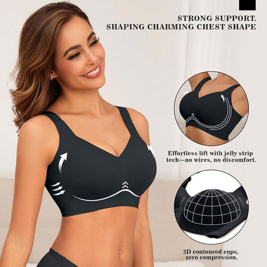 🎁Köp 1, få 2! Köp 2, få 5 🔥 Super Lift BH | Bygellös push-up BH 👍Farväl slapp bys