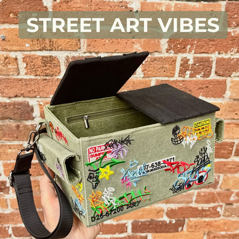 🎨Urban Rebel Graffiti Axelväska
