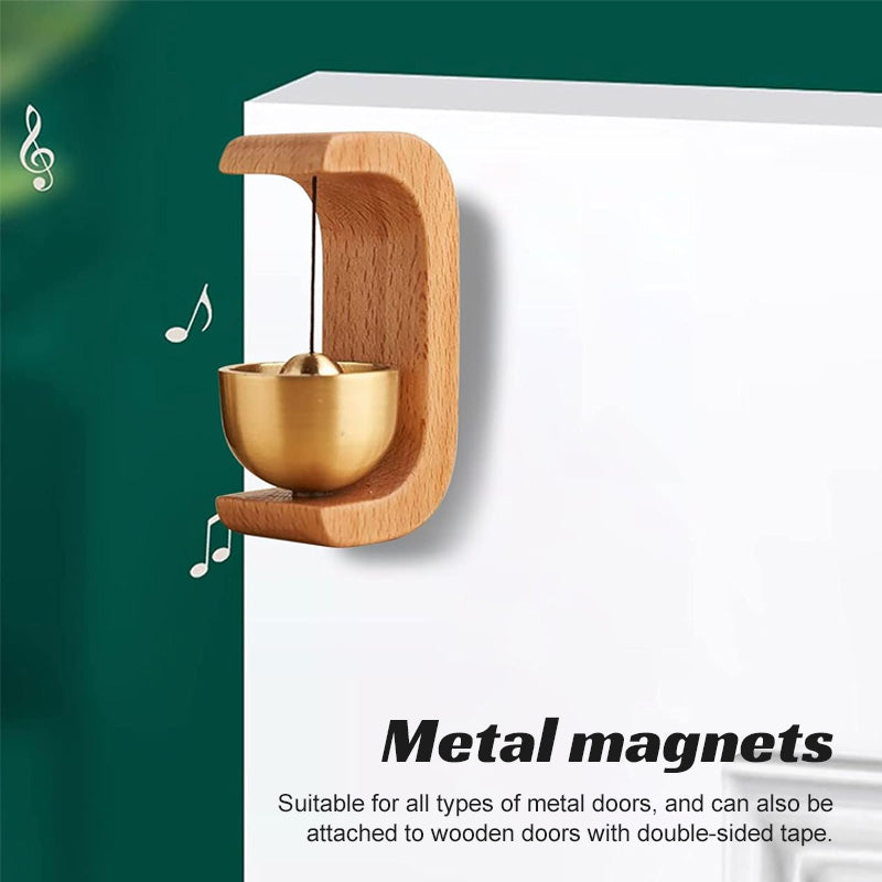 🔔Magnetisk dörrklocka med vindklocka Kylskåpsmagnet