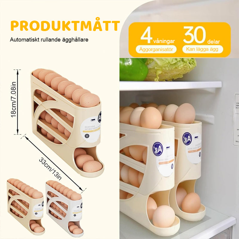 Äggförvaringslåda med rullfunktion 🥚
