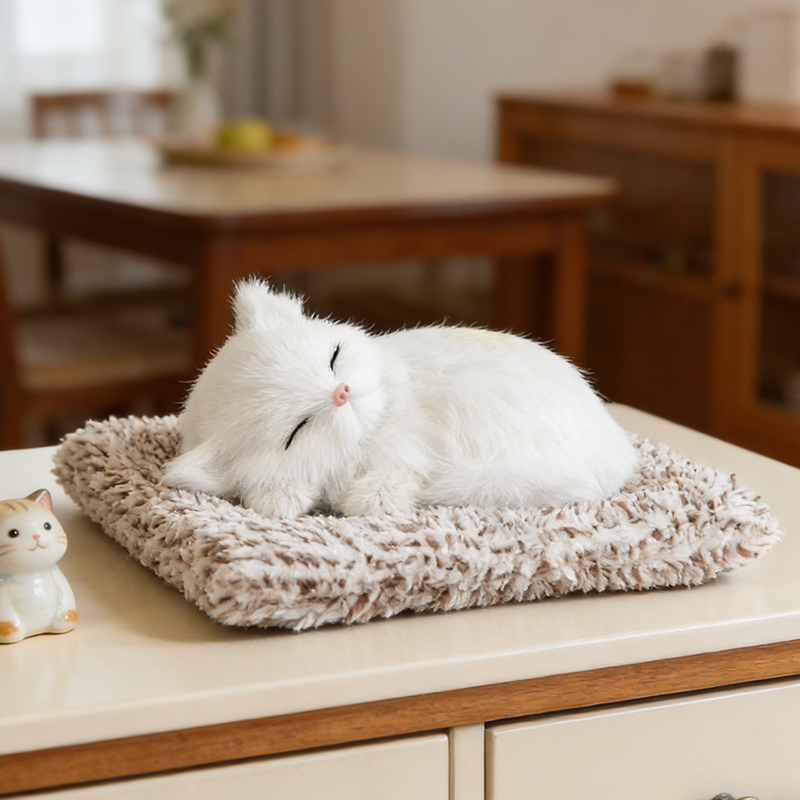 Söt katt plysch som rensar luften 🐱