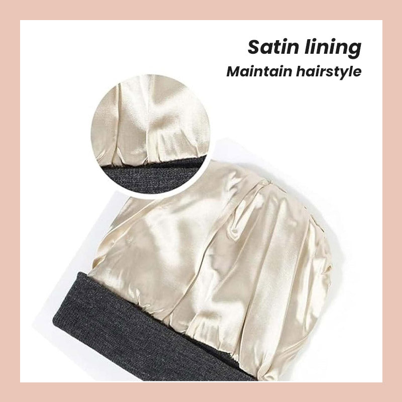 👒Ny modedam varm stickad möss💖