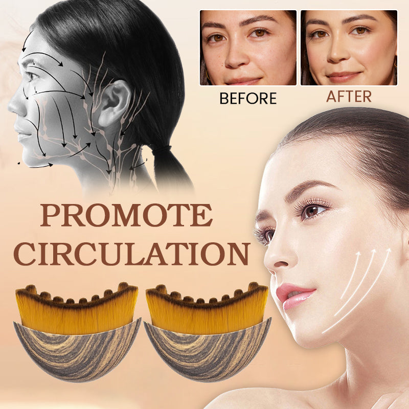 💆‍♀️ Lymfatisk Contour Ansiktsborste | Varje svep formar dina konture