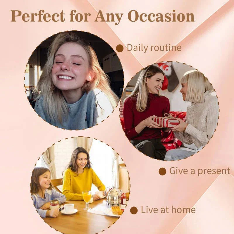 Oval hair grip set (4 pcs)