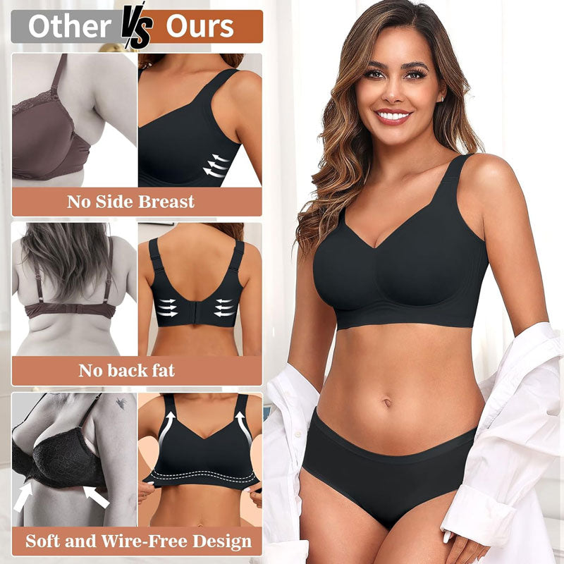 🎁Köp 1, få 2! Köp 2, få 5 🔥 Super Lift BH | Bygellös push-up BH 👍Farväl slapp bys