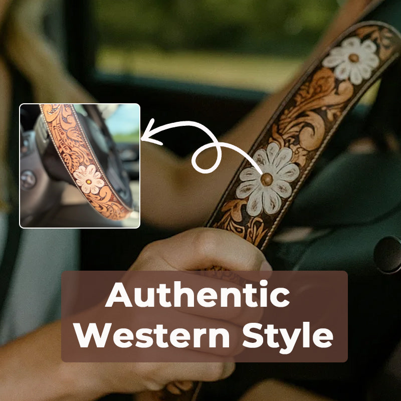 Western Steering Wheel Cover