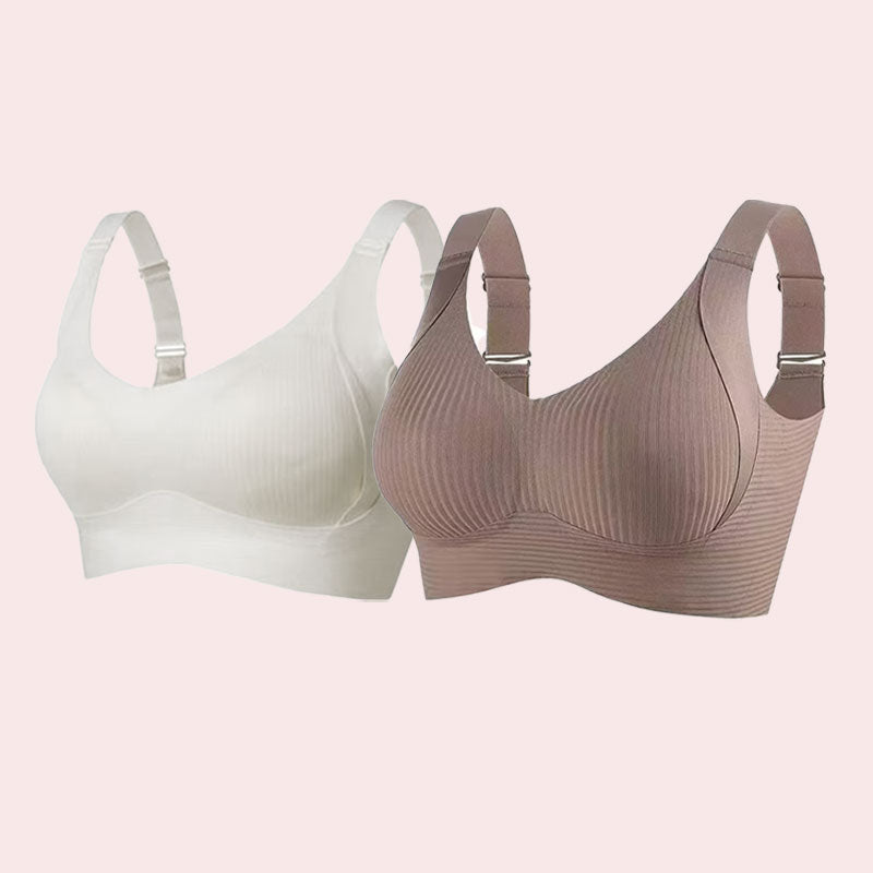 🎁köp 1, få 2 paket🔥Superstödjande BH | Push-up-BH utan bygel👍Inga hängande bröst längre