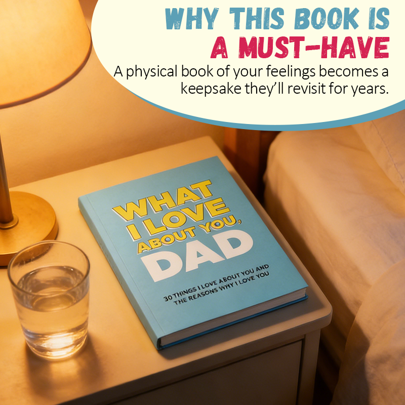„Vad jag älskar med dig“ – personligt journalhjärta, en känslosam gåva till mamma, pappa och vänner 📖
