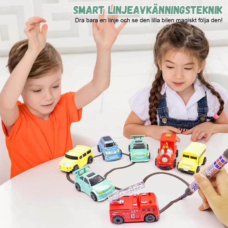 🚗Självstyrande leksaksbil som följer den uppmålade linjen 🔥