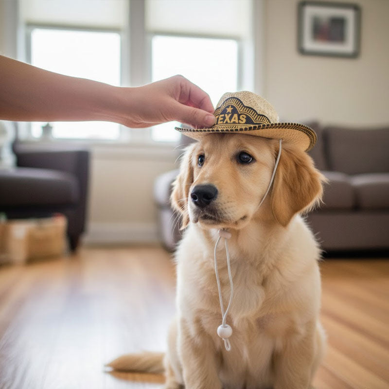 🤠Mini-cowboyhatt för husdjur🐱