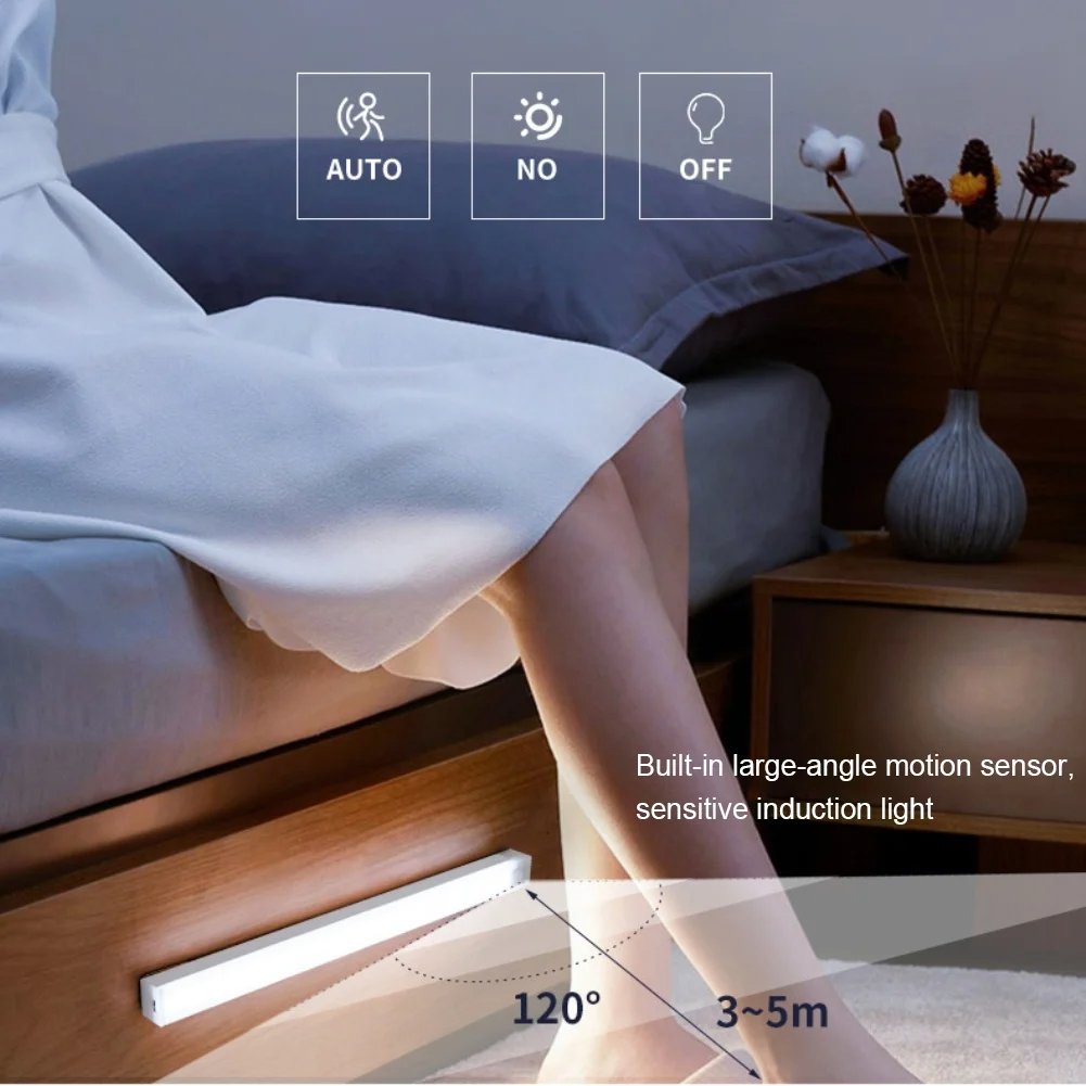 Cordless and impact-free! Magnetic induction LED light, attach where you need i