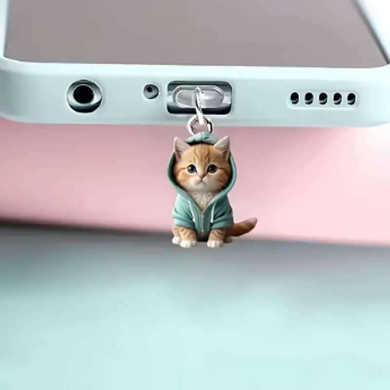 🐱Dammplugg för katt mobiltelefon🐾