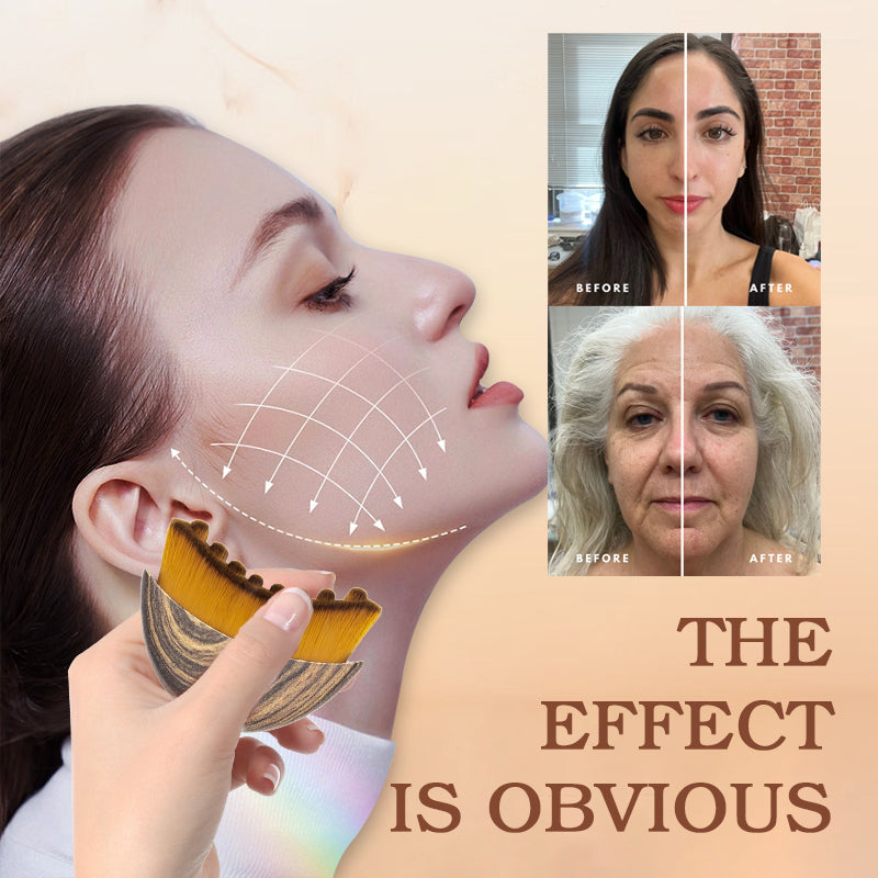 💆‍♀️ Lymfatisk Contour Ansiktsborste | Varje svep formar dina konture
