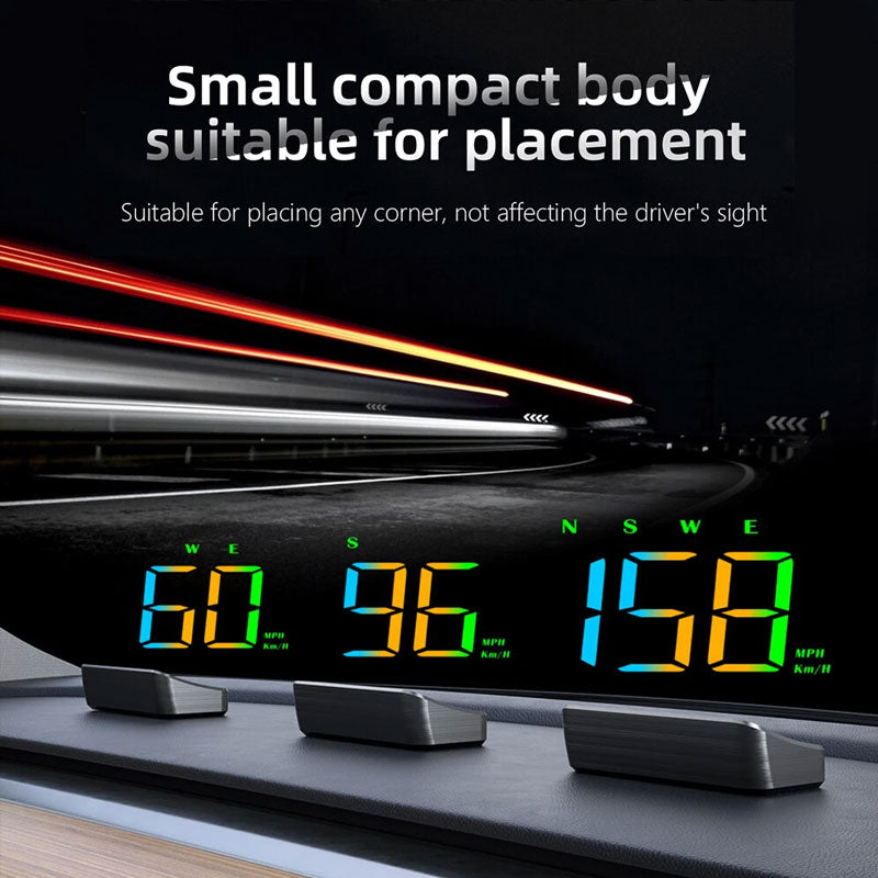 Glasprojectie in het voertuig HUD (Head-up Display)