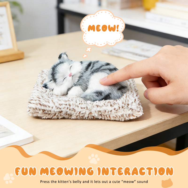 Söt katt plysch som rensar luften 🐱