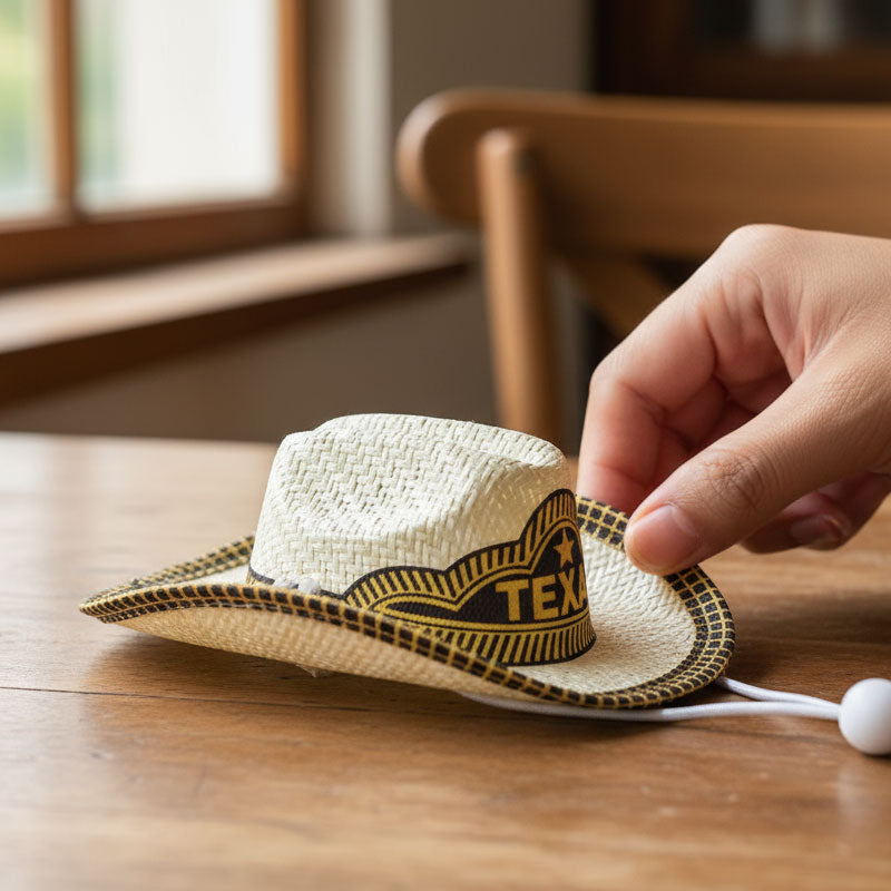 🤠Mini-cowboyhatt för husdjur🐱