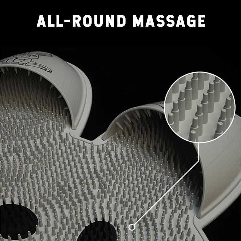 Kaninfotmassageplatta av silikon Fottvättmassageplatt