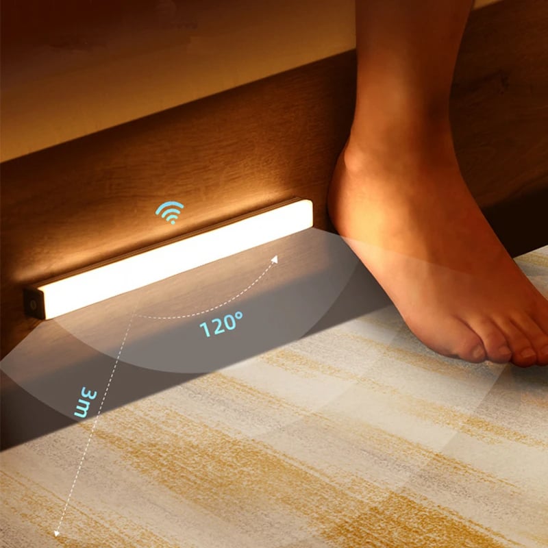 Cordless and impact-free! Magnetic induction LED light, attach where you need i