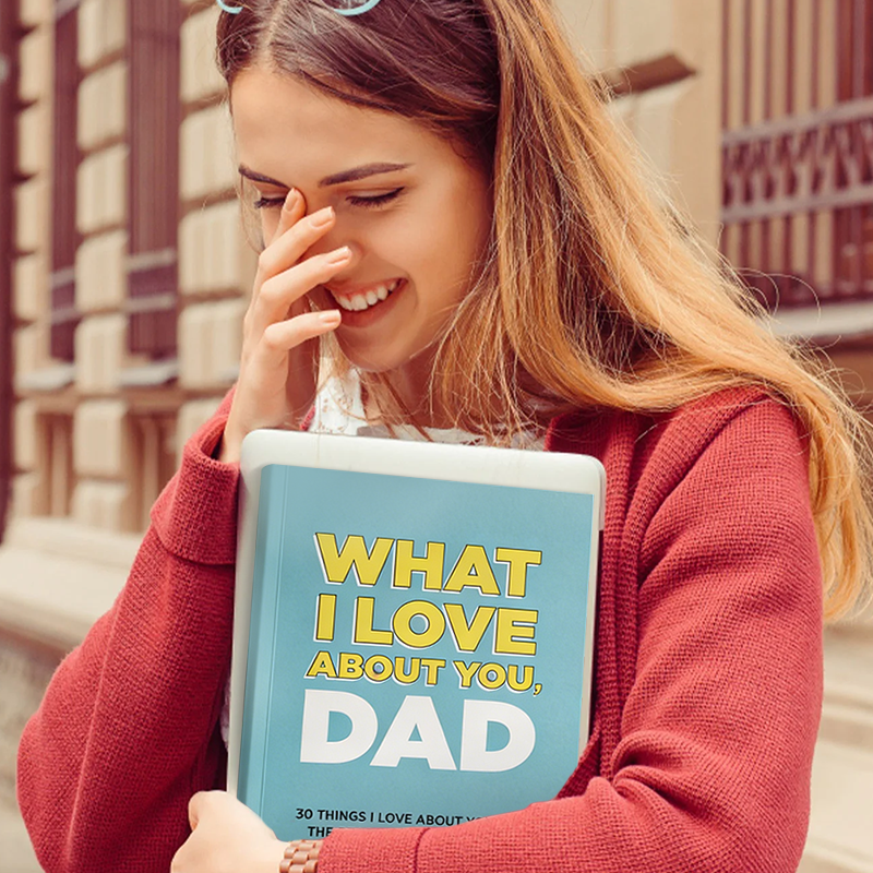 „Vad jag älskar med dig“ – personligt journalhjärta, en känslosam gåva till mamma, pappa och vänner 📖