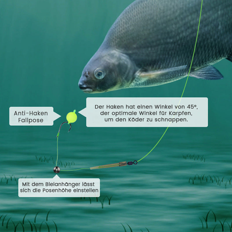 Professional bottom fishing rig for carp fishing for bottom fishing | For carp, grass carp & co