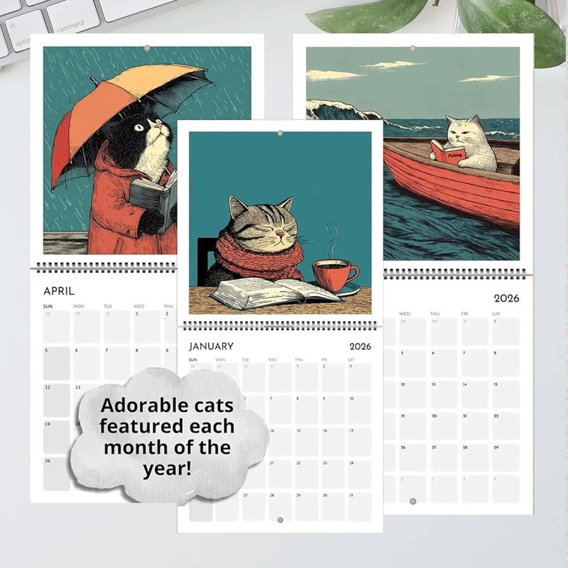 🐾 Katt- & hundkalender 2026 | Gulliga djurmotiv 🐶