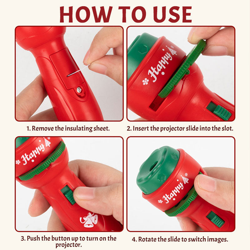 🎄🔦Christmas Children's Projection Flashlight
