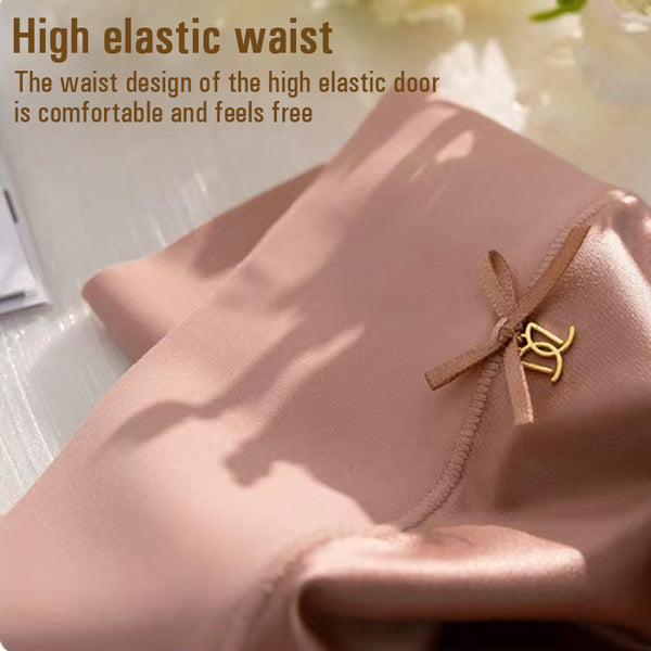 💖Storlek: 40-100 kg✨🎁Köp 1 få 2 (3-pack) 🎁Premium satin antibakteriell Ice Silk fuktabsorberande trosor