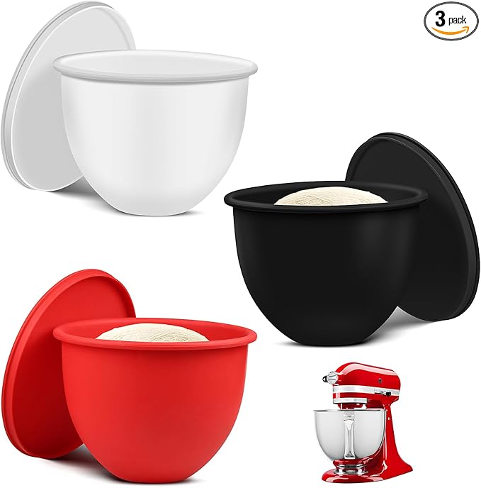 MixSave – Silikoninsats med lock för 5 QT mixerbunke