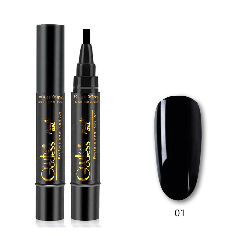 💅✨ 3-i-1 Gellack Penna | Bas, Färg & Topplack i Ett Steg! | Snabb Manikyr