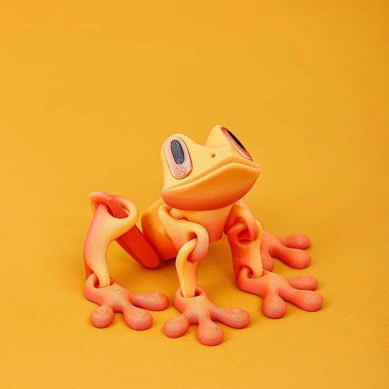 3D Printed Magnetic Frog Refrigerator Magnet