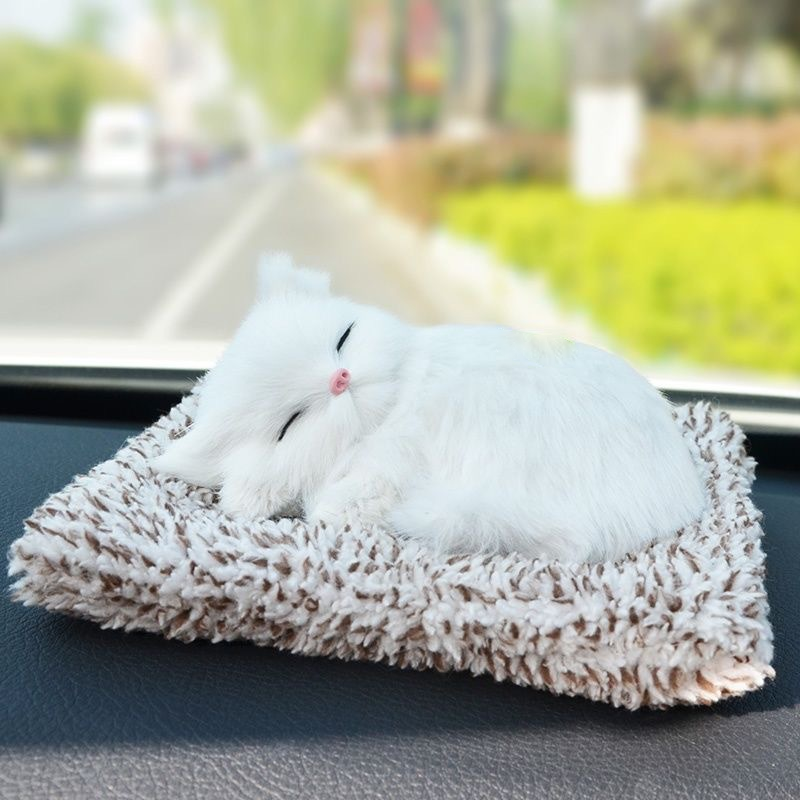 Söt katt plysch som rensar luften 🐱