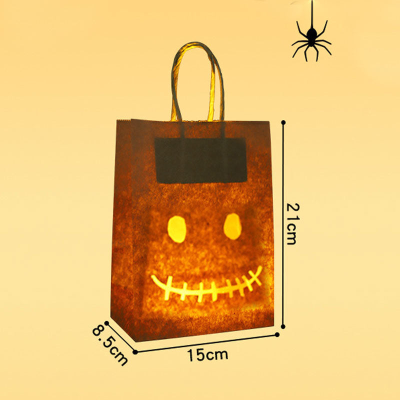 🎃「Nattlysande buspåse」—— En påse som lyser upp Halloween, 🍭godis och stjärnljus i samma påse ✨