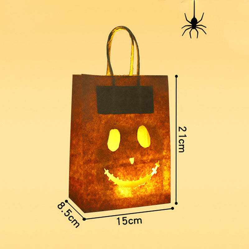 🎃「Nattlysande buspåse」—— En påse som lyser upp Halloween, 🍭godis och stjärnljus i samma påse ✨
