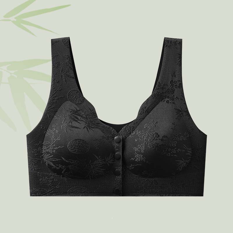 🌹Sista dagen ❤️ Köp 1 få 2 gratis🌹Bekväm sömlös BH utan bygel med framfäste
