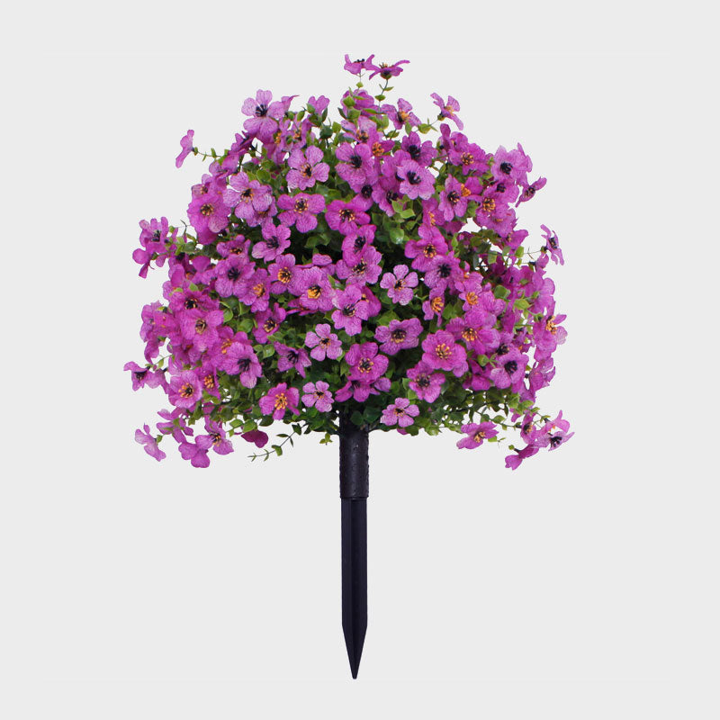 🌿Kunstig blomsterdekoration med eukalyptus och violer 💜