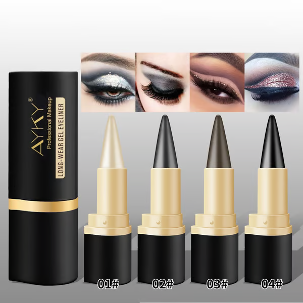 ⏰Begränsad tidsförsäljning: Köp 1 få 1 gratis❤️Glidande vattenfast kajal-eyeliner