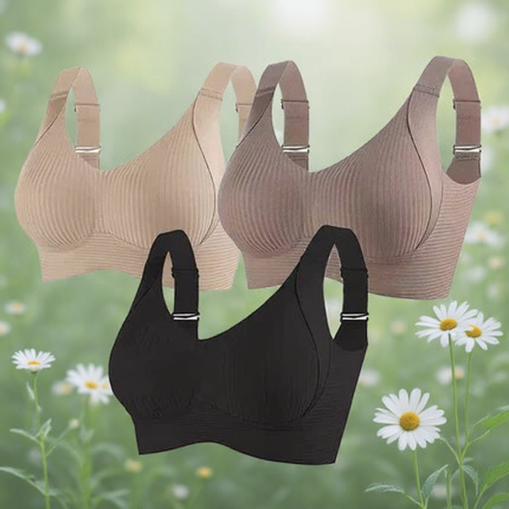 🎁Sista dagen: köp 1, få 3 paket🔥Superstödjande BH | Push-up-BH utan bygel👍Inga hängande bröst längre