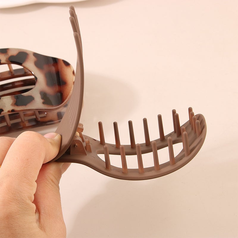 Oval hair grip set (4 pcs)