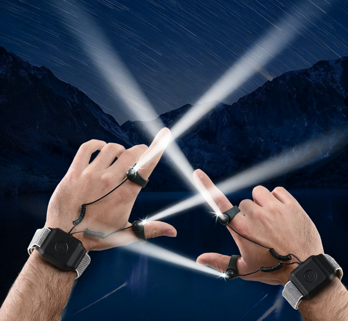 Högintensiv laddbar handledslampa 🔦⚡