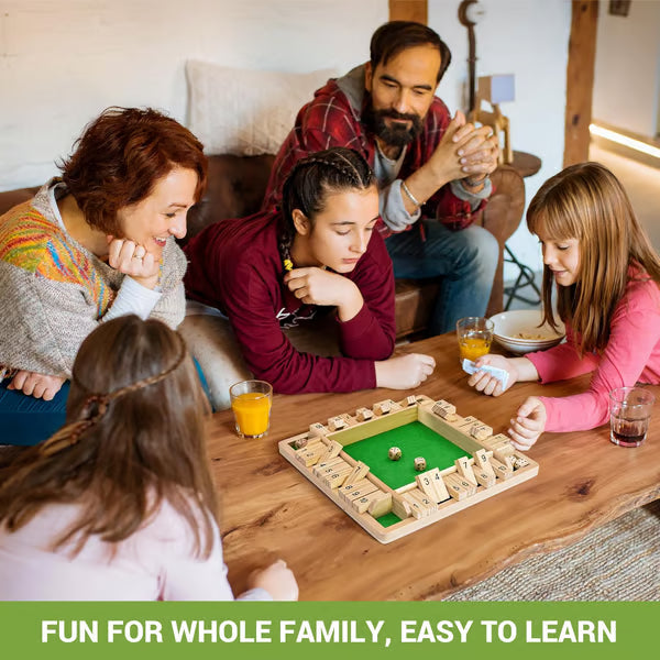 SHUT THE BOX BRÄDSPEL 🎲 | Roligt familjespel