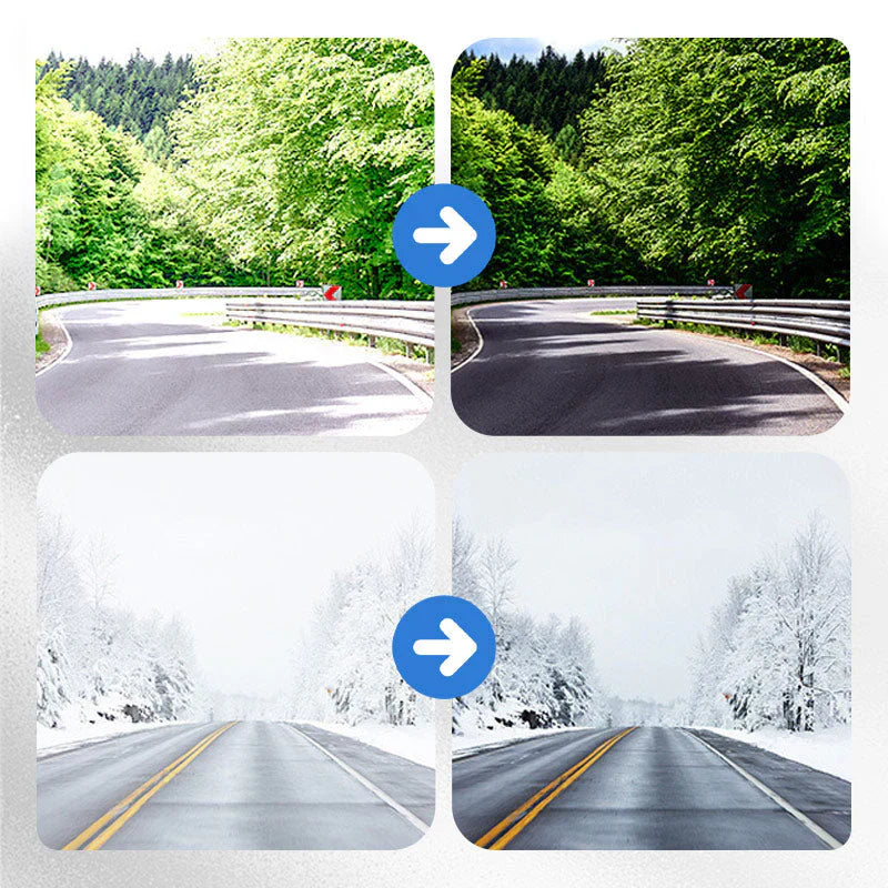 2-i-1 antibländ-solskydd för bilen ✨ Skydd för dag- och nattkörning